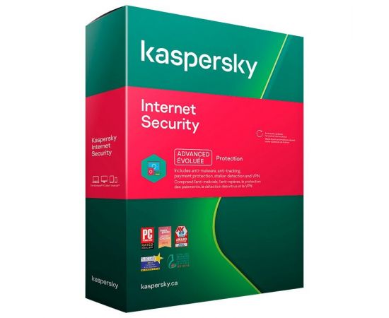 Kaspersky Internet Security 1+ 1 Users 2021 Antivirus