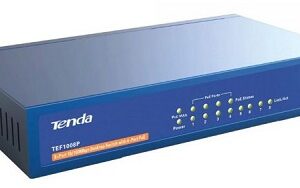 Tenda TEF1109P-8-63W 8-Port 10/100Mbps Desktop Switch With 8-Port PoE